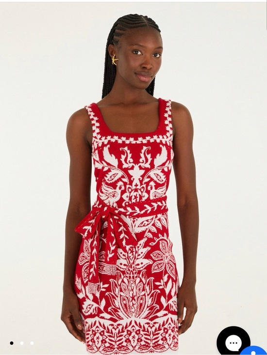 FARM Rio Dresses & Skirts - Red Miranda Knit Mini Dress